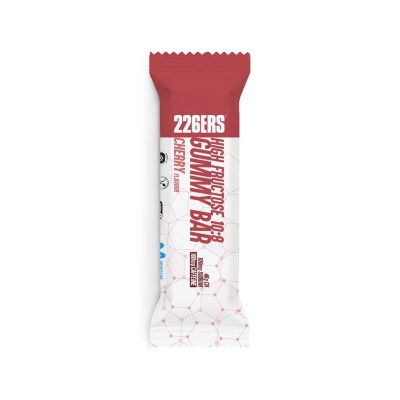 226ERS High Fructose Gummy Bar with Caffeine Cherry 46g CHO