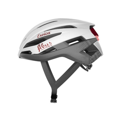 Abus StormChaser x Eroica White Gray Helmet