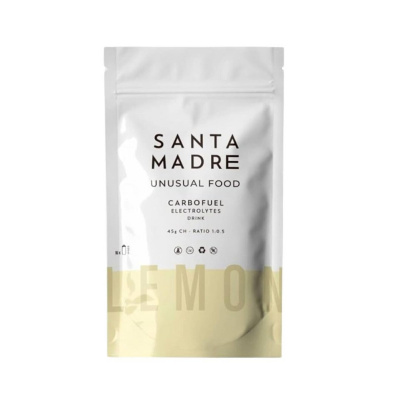 Box of Santa Madre CarboFuel 45CHO Lemon Drink 832 g (16 servings)