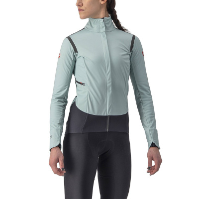 Castelli Alpha RoS 2 Jacket Light Blue Black Dark Blue Women