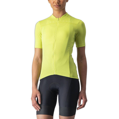 Castelli Anima 4 Bright Lime Womens Jersey