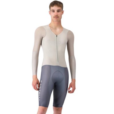 Castelli Body Paint V TT Full Cycling Speedsuit Grey
