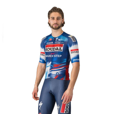 Castelli Climber's A/C Blue/Red Soudal Quick-Step Jersey