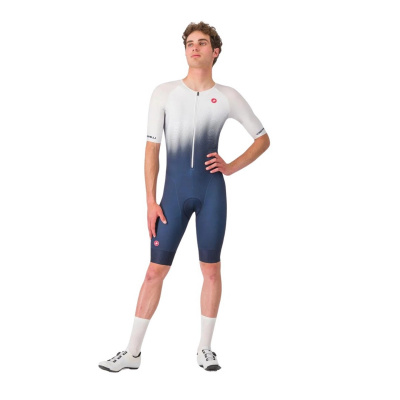 Castelli Core Short Blue White Tri Suit