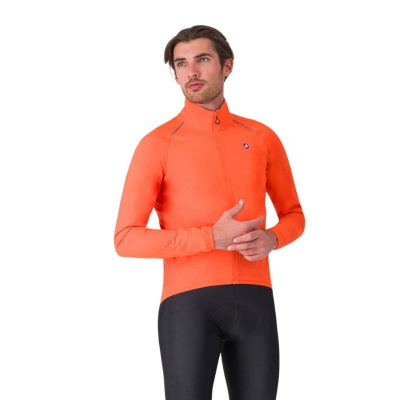Castelli Emergency 3 Rain Orange Jacket