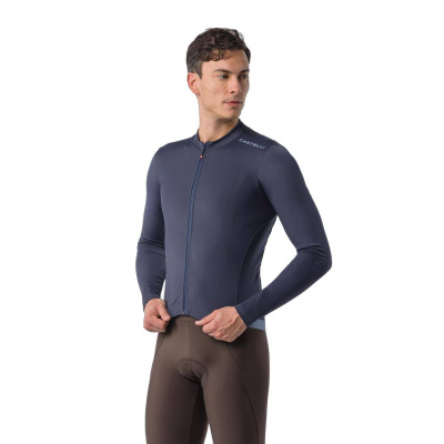 Castelli Espresso Thermal 2 Long-Sleeve Jersey Twilight Blue