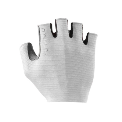 Castelli Espresso White Gloves