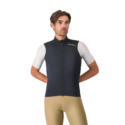 Castelli Espresso Windproof Espresso 2 Vest Black