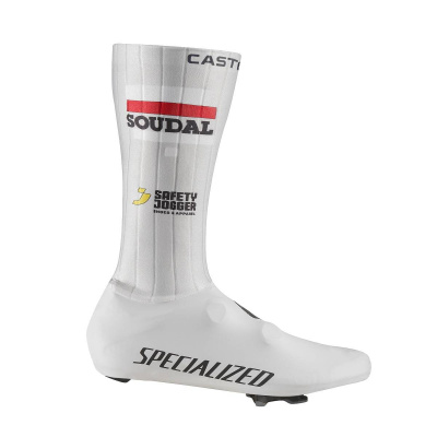 Castelli Fast Feet 4 TT White Soudal Quick-Step Shoe Cover