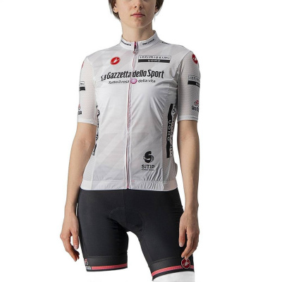 Castelli Giro d'Italia Competizione Short Sleeve White Women's Jersey