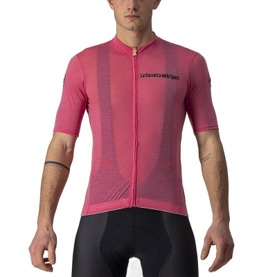 Castelli Giro dItalia Maglia Rosa Short-Sleeve Pink Giro Jersey