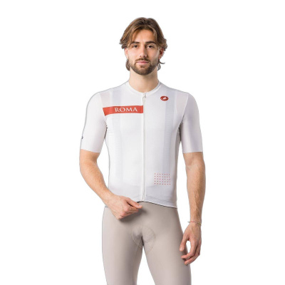 Castelli Giro d'Italia Rome Short-Sleeve Jersey Chalk Red Ochre