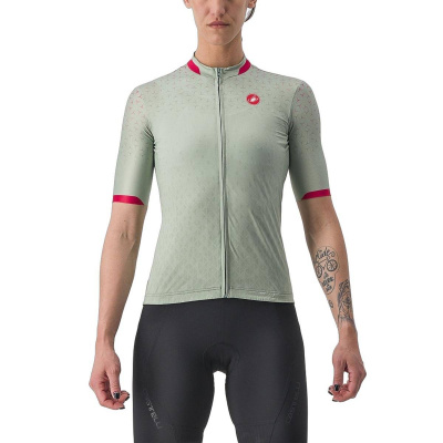 Castelli Pezzi Defender Green Womens Jersey