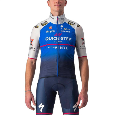 Castelli Pro Light Wind Vest Belgian Blue White Quick-Step