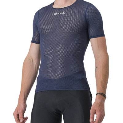 Castelli Pro Mesh 2.0 Short Sleeve Base Layer Blue
