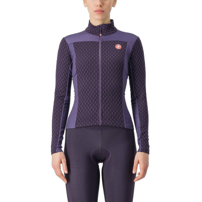 Castelli Sfida 2 FZ Long-Sleeve Jersey Dark Gray Women