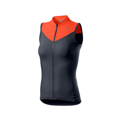 Castelli Solaris Black Orange Women Jersey