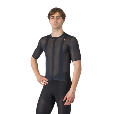 Castelli Superleggera A/C Short Sleeve Jersey Light Black