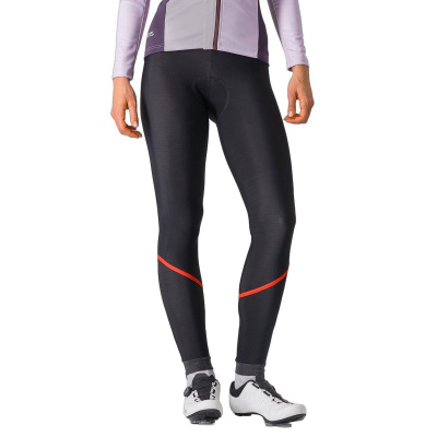Castelli Velocissima DT Long Bib Tights Black Hibiscus Women