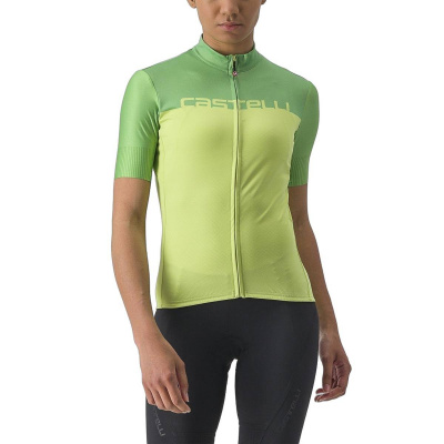 Castelli Velocissima Jersey Womens  Glossy Lime / Absinthe Green