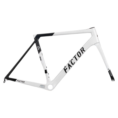 Factor O2 Carbon Frame and Fork Set Pearl White