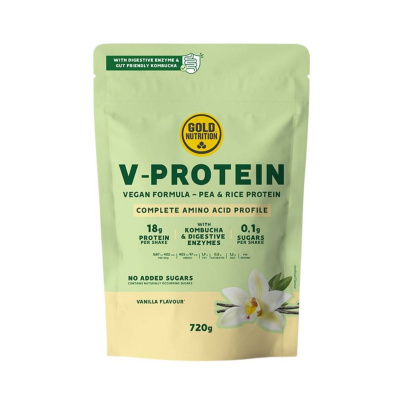 GoldNutrition V-Protein Kombucha Vanilla 720g