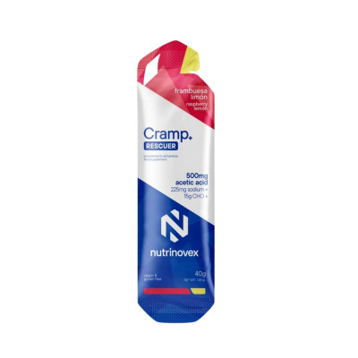 Nutrinovex Cramp Rescuer Energy Gel Raspberry Lemon 15g CHO