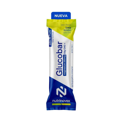 Nutrinovex Glucobar Lime Lemon Energy Bar 33g CHO