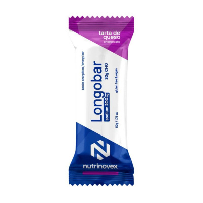 Nutrinovex Longobar Energy Bar Cheesecake 30g CHO