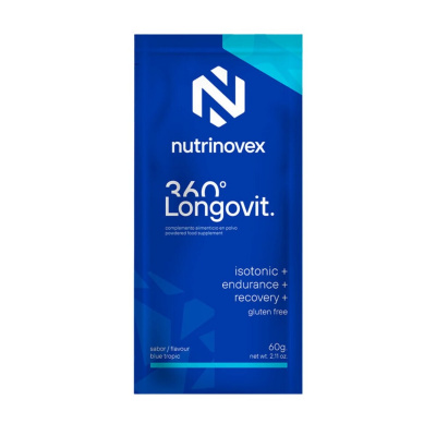 Nutrinovex Longovit 360 Energy Drink Blue Tropic Flavor 60g