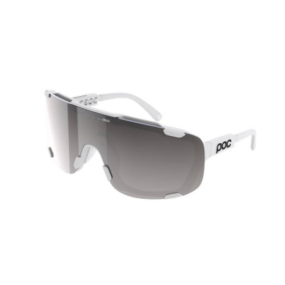 POC Devour Mid white glasses with grey lens