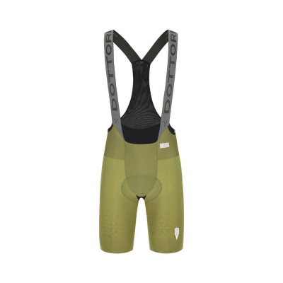 Q36.5 Dottore Pro Bib Shorts Green Grey