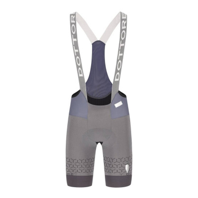 Q36.5 Dottore Pro Signature Bib Shorts Grey White