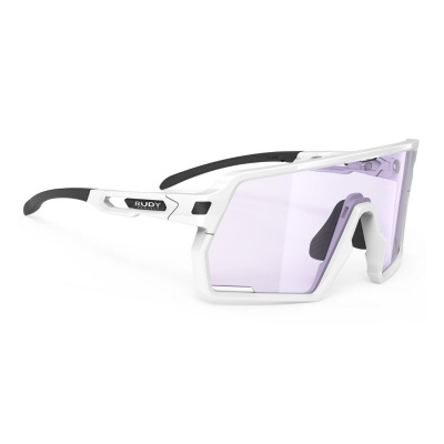Rudy Project Kelion White Gloss Impactx Photochromic 2 Laser Purple Glasses