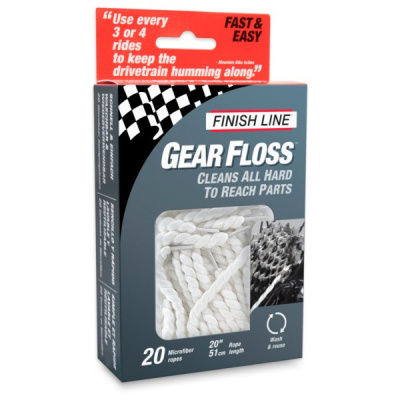 Finish Line - Gear Floss Cleaning Fibres - Bike cleaner