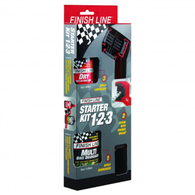 Finish Line - Starter Kit 1-2-3 Grungebrush Combo 2 - Set - Bike tool