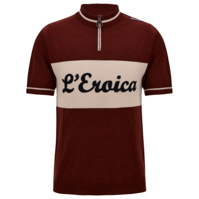 Santini - Eroica Vino Wool Jersey - Cycling jersey
