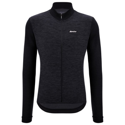 Santini - Pure Block Colour Thermal Cycling Jersey - Cycling jersey