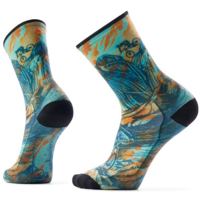 Smartwool - Bike Zero Cushion Rugged Ride Print Crew - Cycling socks