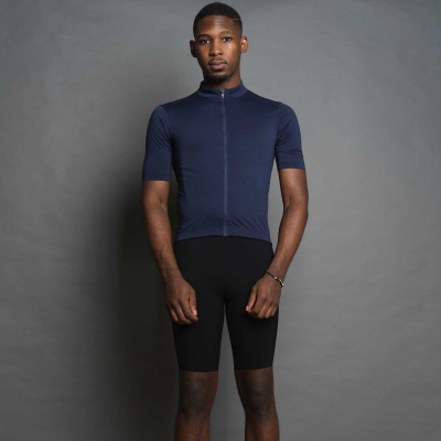 Ashmei Men's Signature Merino Cycle Jersey - Navy