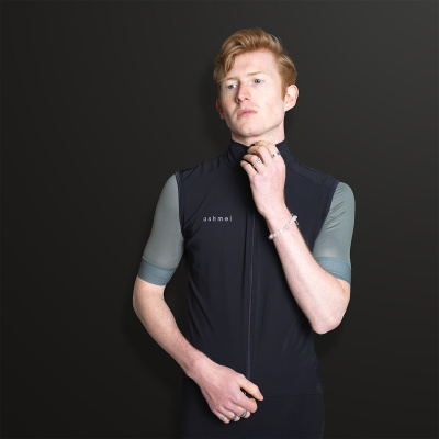 Ashmei Men's Waterproof Gilet - Black