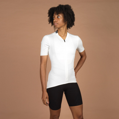 Ashmei Women's Evo Cycle Jersey - Chalk