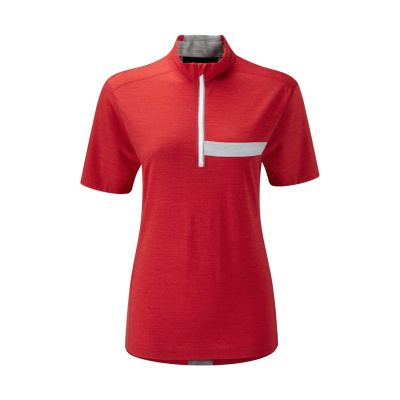 Ashmei Women's Short Sleeve Merino Zip Top