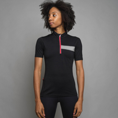 Ashmei Women's Short Sleeve Merino Zip Top