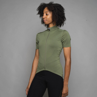 Ashmei Women's Signature Merino Cycle Jersey - Moss