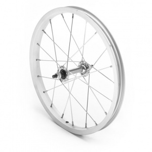 Oxford Front Wheel 16x1.75 Silver Single Wall Nutted