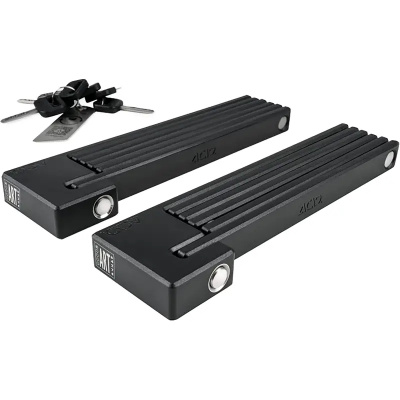 Acid Folding Lock Rigid 100 Pure Twin Pack Black Art1