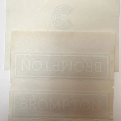 Brompton C-Line Decal Set