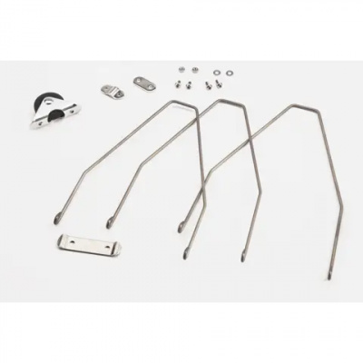 Brompton Mudguard Stay Set Incl Roller + Fittings - Rear - L version