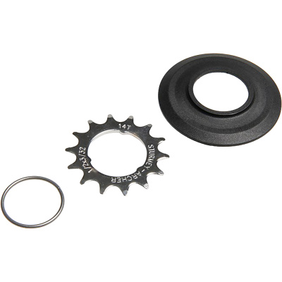 Brompton Sprocket Set including Chain Guide Disc 3/32 inch 3-Spline - 14T 3-Speed